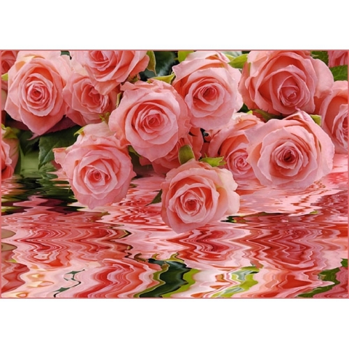 Нежно-розовый букет фотообои Тула глянц.9л(300*201) (фото)