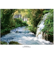 Тропический водопад фотообои Тула глянц.(9л) (фото)
