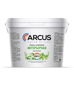 ARCUS Краска акриловая интерьерная PRACTIC 14 кг (фото)